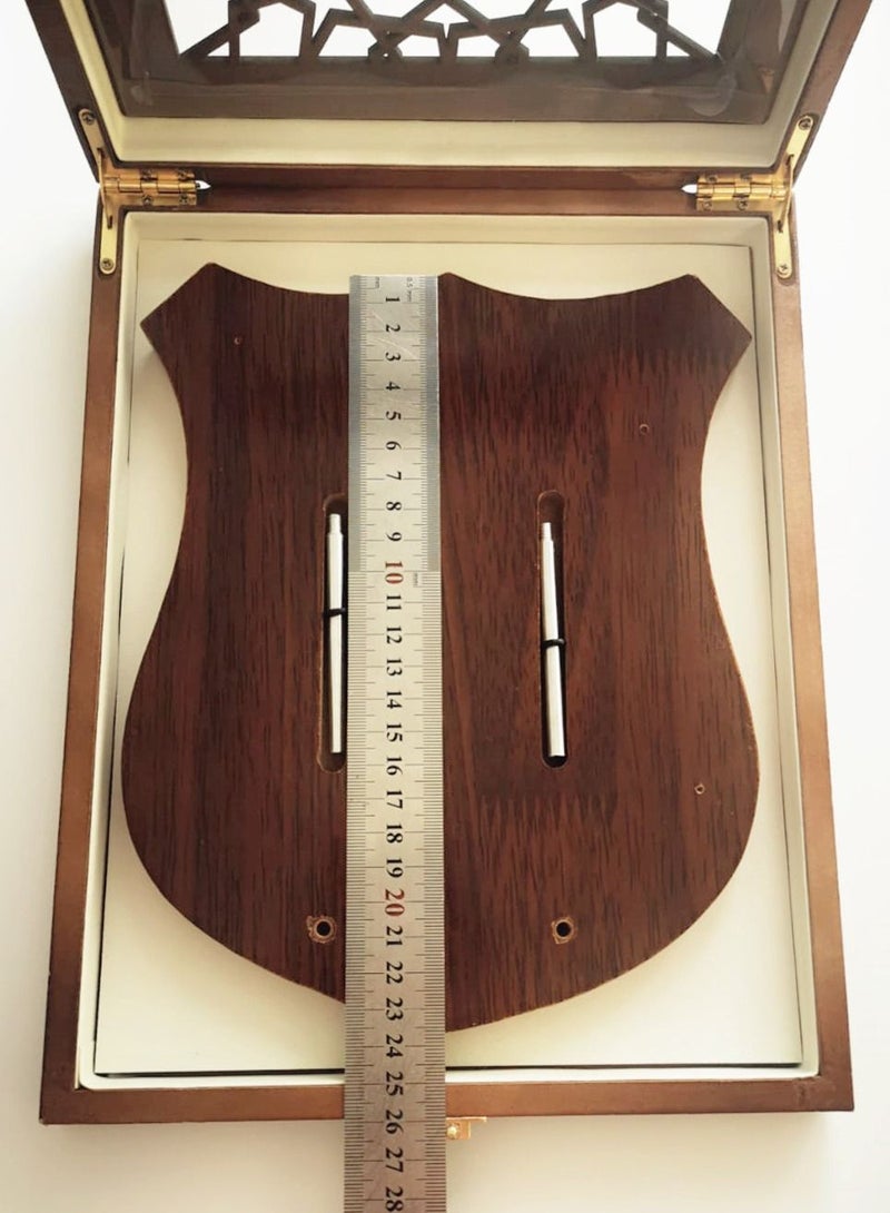 GEX Wooden Award Plaque with Metal Plate - Image 2