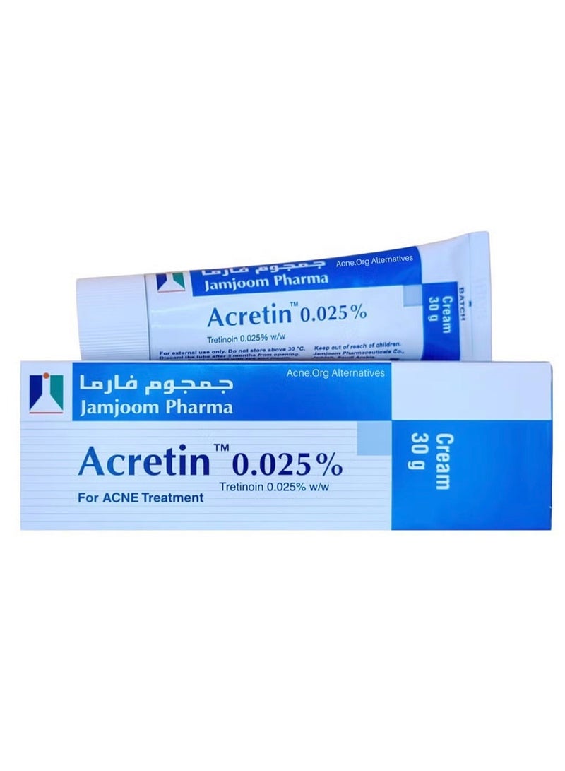 ACRETIN Pack Of 2 Acretin Cream 30 g 0.025% - Image 2