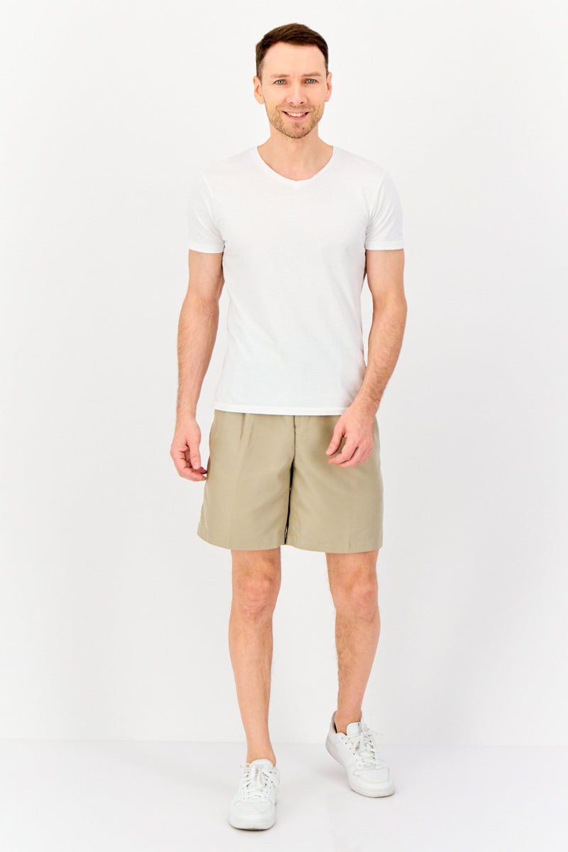 Greg Norman Men Sportswear Fit Outdoor Shorts, Khaki  - Image 4