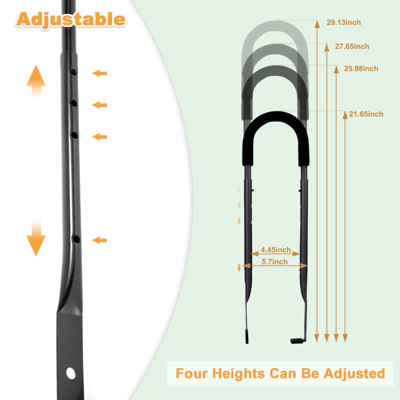 MOLI DEE Children Cycling Bike Safety Trainer Handle Balance Push Bar (a-Black) - Image 4
