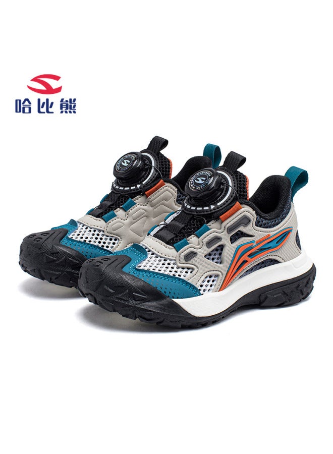 Habi Bear Net Spring Rotating Button Forrest Gump Shoes Sneaker Boys Tire Bottom Casual Shoes A Generation Of Hair