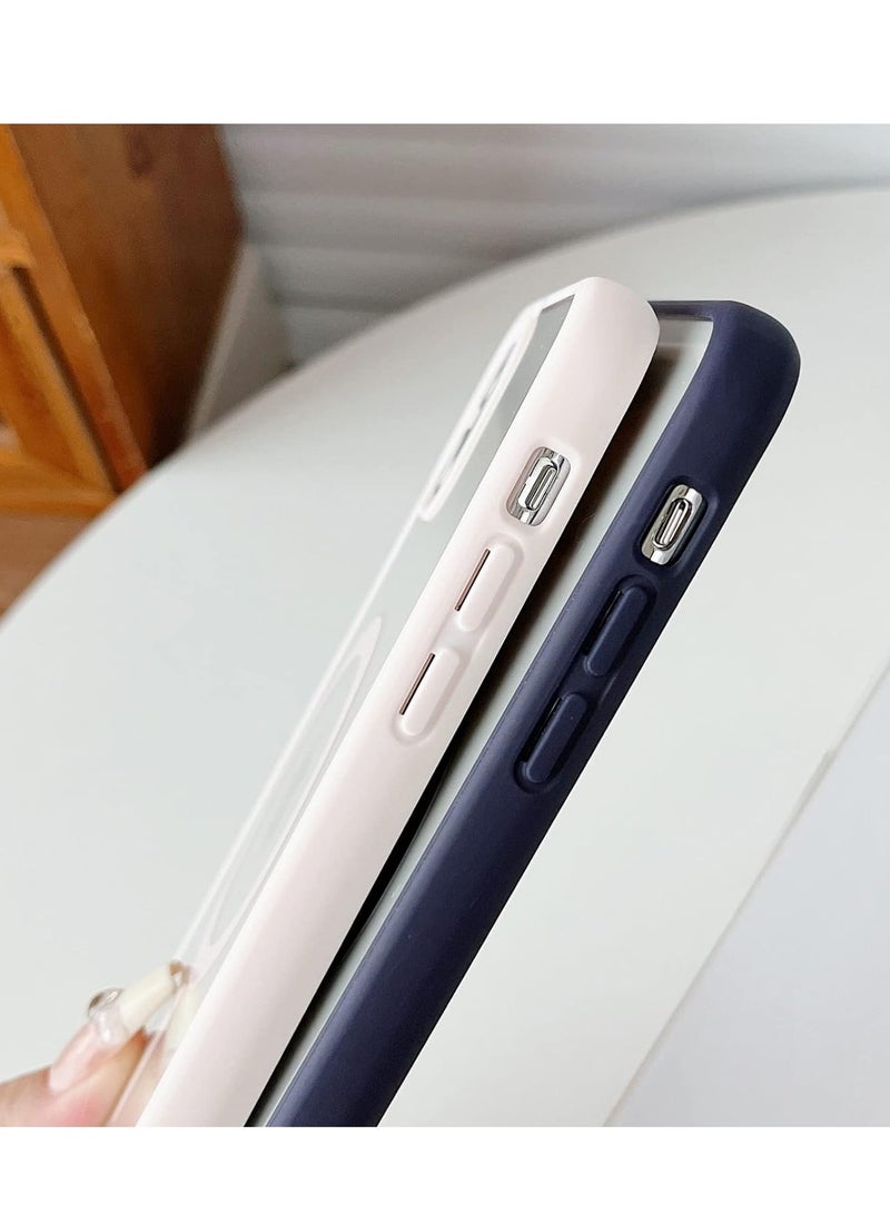 ten.tech Transparent magnetic protection case compatible with MagSafe for iPhone 11 Pro Max English mobile phone, anti-shocks and scratches (white) Silicone back cover by Ten Tech  - Image 5