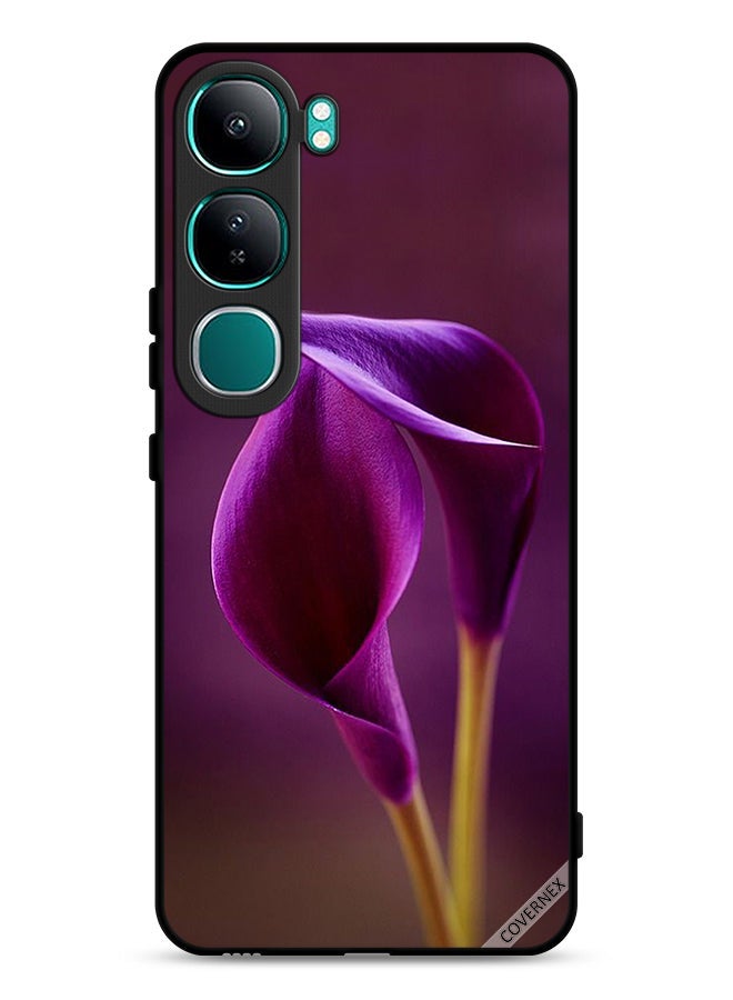 Covernex vivo Y300 5G Protective Case Cover Two Beautiful Flowers - Image 1
