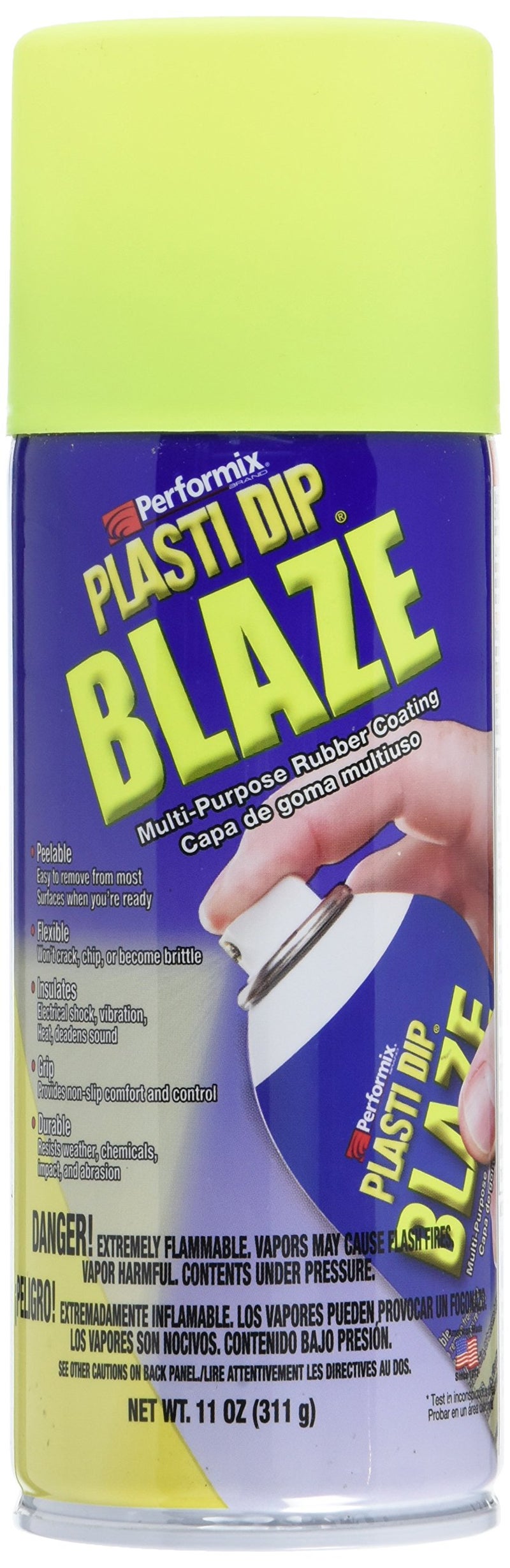 PLASTI DIP 11222-6 Yellow Rubber Coating, 11 oz - Image 2