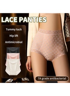 Generic High Waist Tummy Control  Lift Panties Shorts Summer Thin Mulberry Silk Lining, Breathable Panties Women Comfortable Underwear  - Image 2