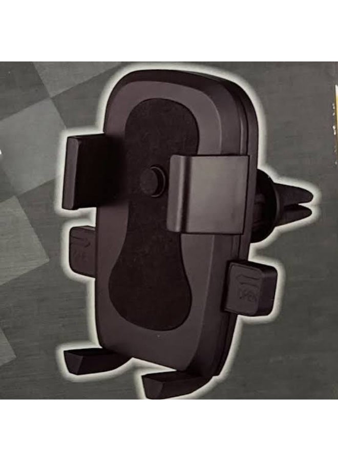 Car Vent Phone Mount - 360° Rotation & Secure Grip - Black - Image 3