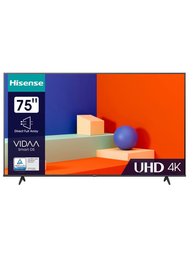 Hisense 4K Smart DLED Television 75 Inch (2023 Model) 75A61K Black - Image 1