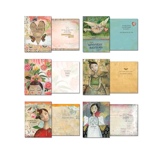 Leanin' Tree The Art of Kelly Rae Roberts - Made in USA - 20 All Occasion Cards Assortment Box with Envelopes, Greeting Cards Assortment Box, Includes Birthday, Thank You, Blank, Get Well, Sympathy - Image 5