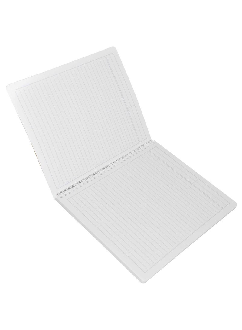 FIS LIGHT Pack of 10 Design Spiral Soft Cover Notebook, With Border, 10X8 Inches (25.4 X 20.32 Cm) 80 Sheets -LINB108801612S - Image 2