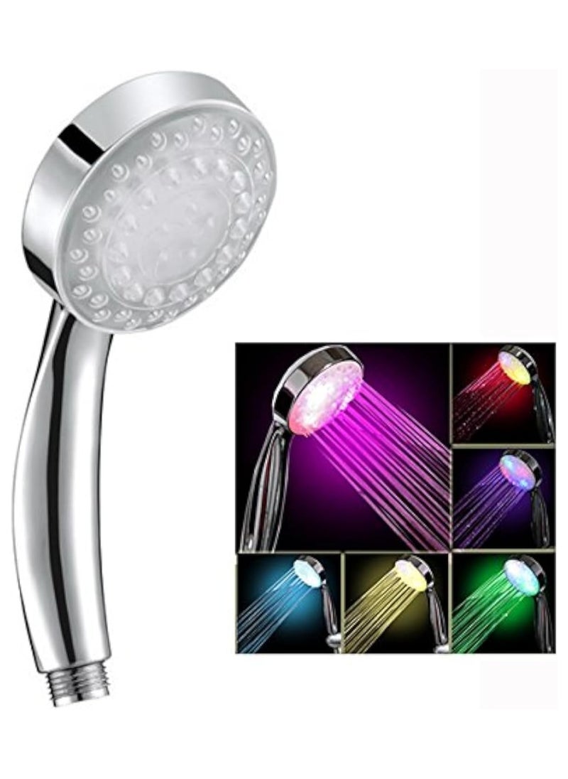 Generic - LED Illuminated Shower Head - With Thermal Sensor Automatically Changes Colors According To Temperature, Water Saving And Eco-friendly, Illuminates Water Flow Ideal For Child Safety - Image 1