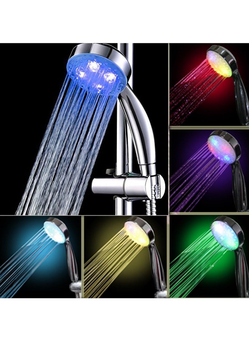 Generic - LED Illuminated Shower Head - With Thermal Sensor Automatically Changes Colors According To Temperature, Water Saving And Eco-friendly, Illuminates Water Flow Ideal For Child Safety - Image 1