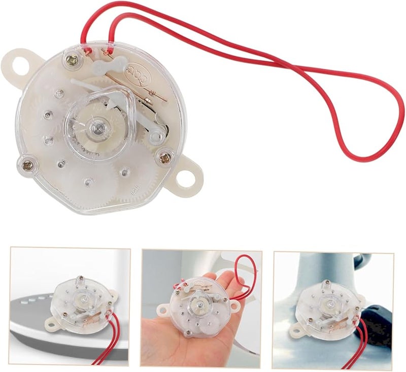 Jojofuny 4pcs White Mechanical Fan Control Timer for Desk and Wall Fans Easy Usage - Image 5