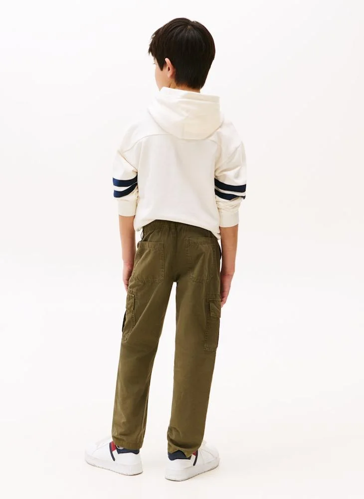 تومي هيلفيغر Kids Casual Straight Fit Pants