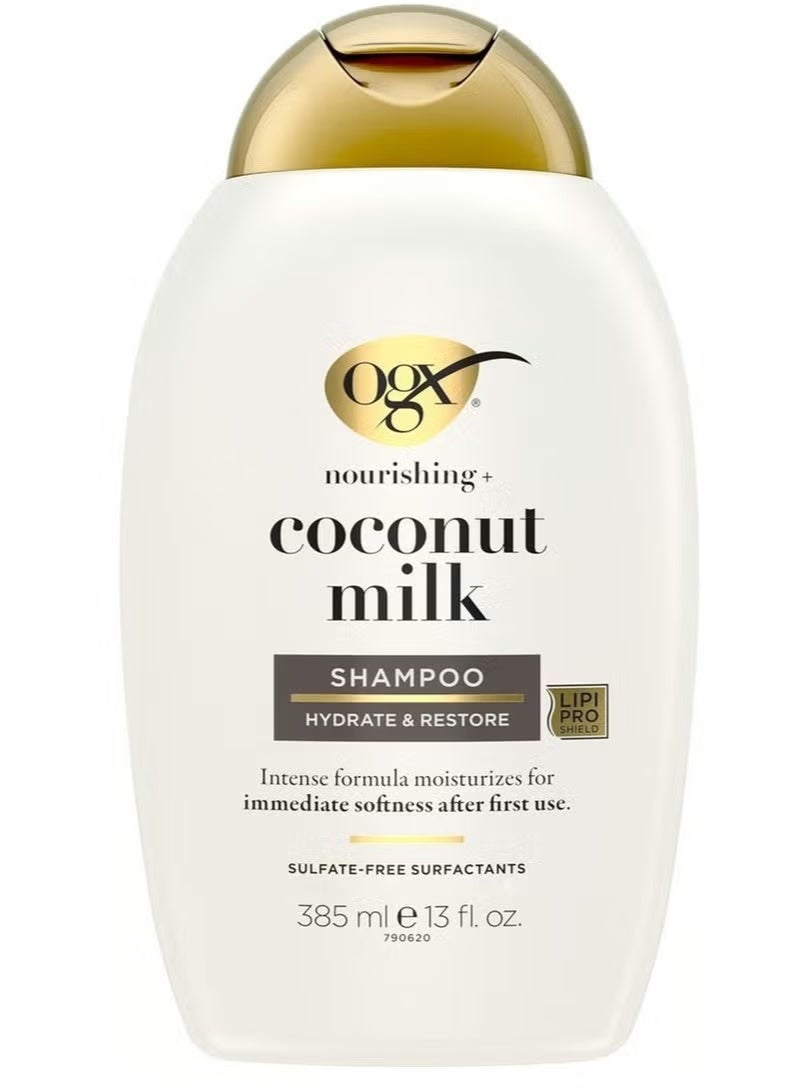 OGX Coconut Milk Shampoo - 385 ml - Image 1