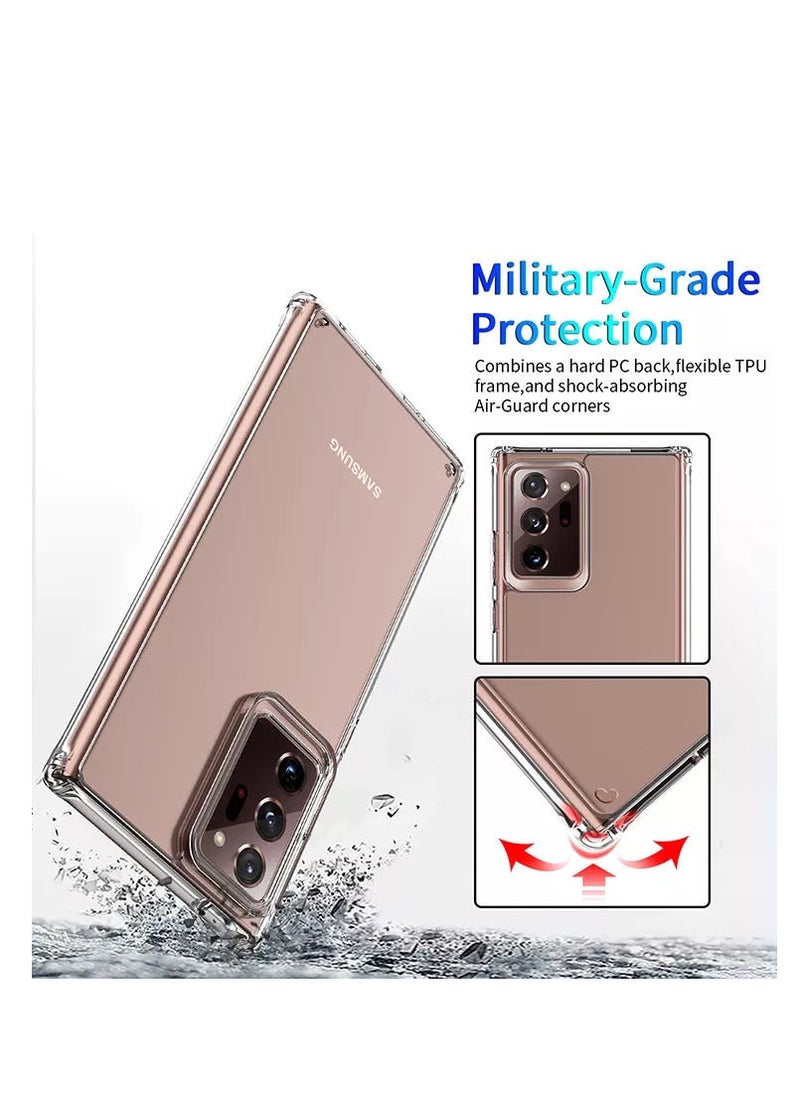 Protect Samsung Galaxy Note 20 Ultra Clear Case II Note 20 Ultra Case II Premium Quality TPU II Anti Scratch II Shockproof II 6.8 inches  - Image 4