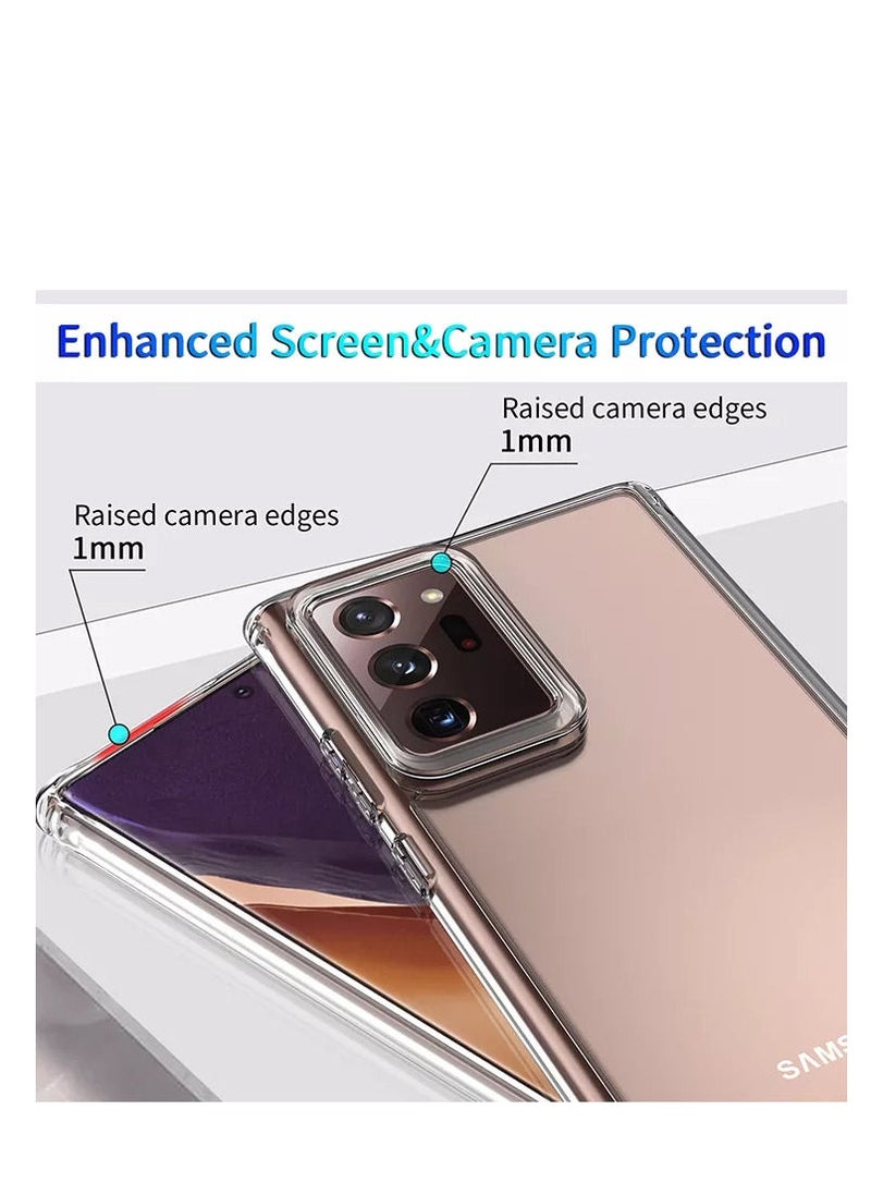 Protect Samsung Galaxy Note 20 Ultra Clear Case II Note 20 Ultra Case II Premium Quality TPU II Anti Scratch II Shockproof II 6.8 inches  - Image 3