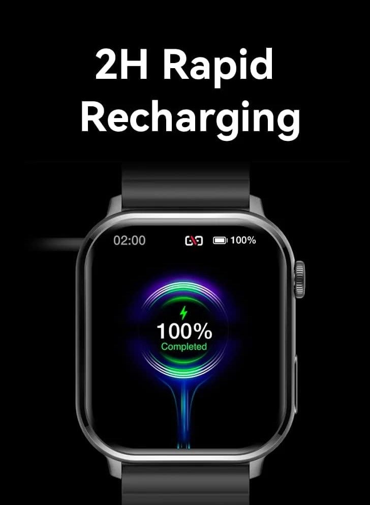 إيميلاب ساعة Amilab W02-BK الذكية - أسود - Image 2