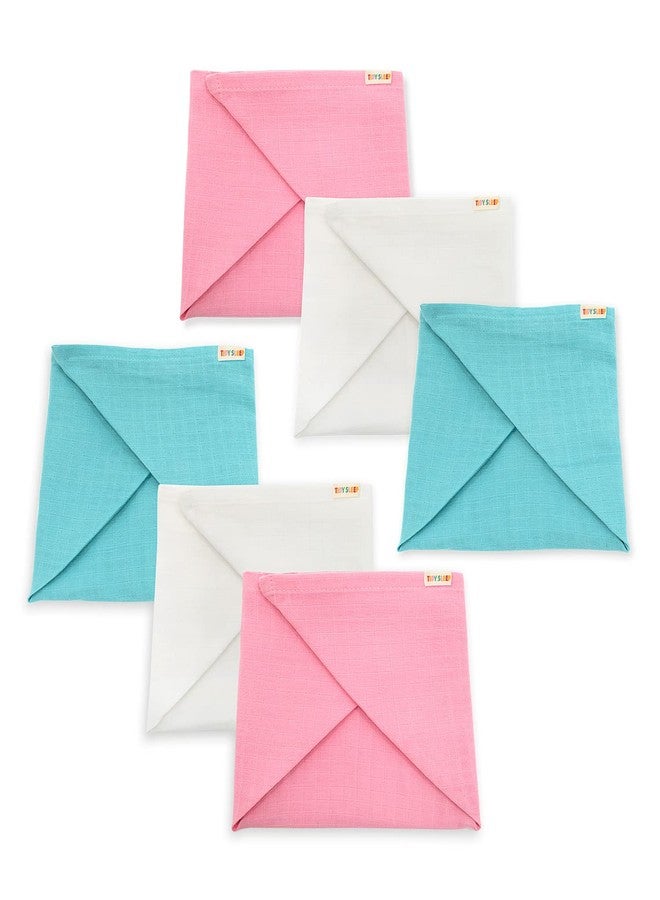 TIDY SLEEP Muslin Cotton Baby Square Cloth Nappy for Baby| Reuseable Washable Nappy (0-12 Months) - Image 1