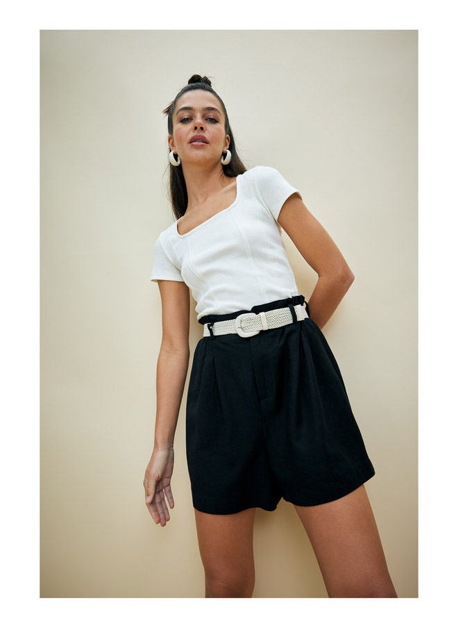 DeFacto - Woman Relax Fit Woven Short - Image 1