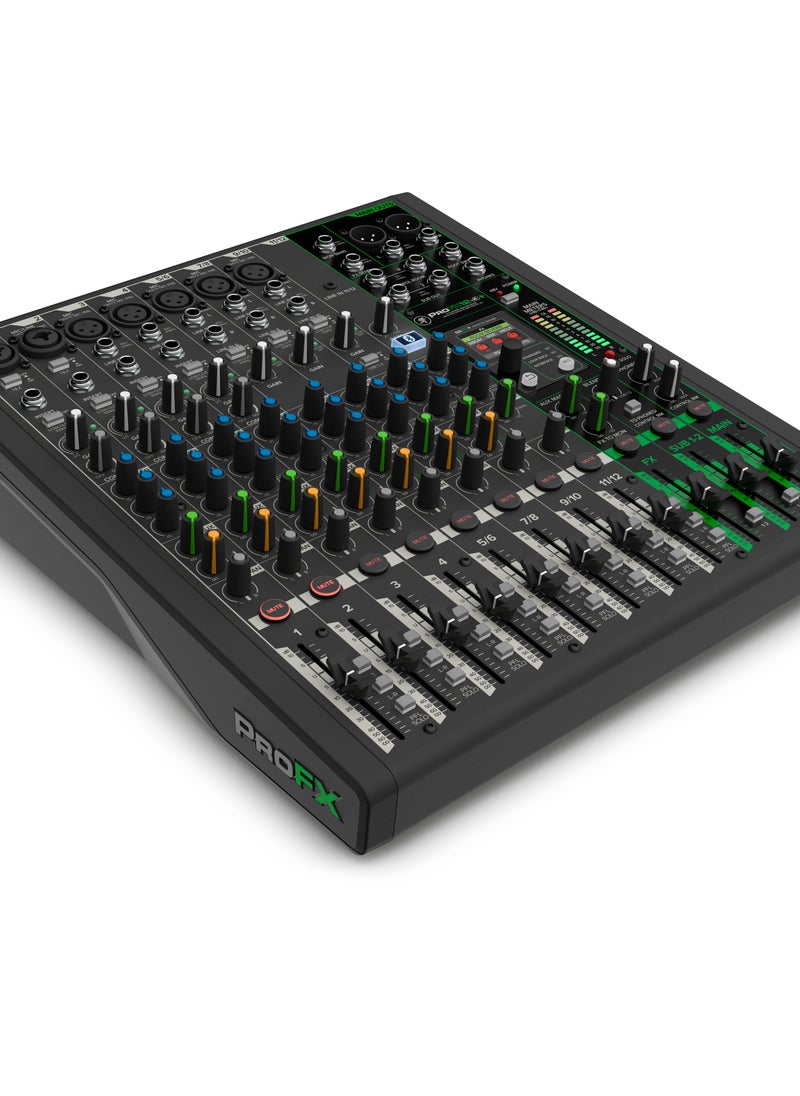 Mackie خلاط Mackie ProFX12v3+ 12 قناة تناظرية مع تأثيرات صوتية محسنة وأوضاع تسجيل USB وبلوتوث  - Image 4