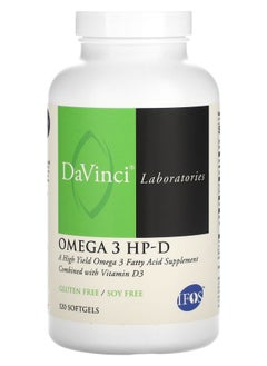 DaVinci Laboratories of Vermont Omega 3 HP-D 120 Softgels 