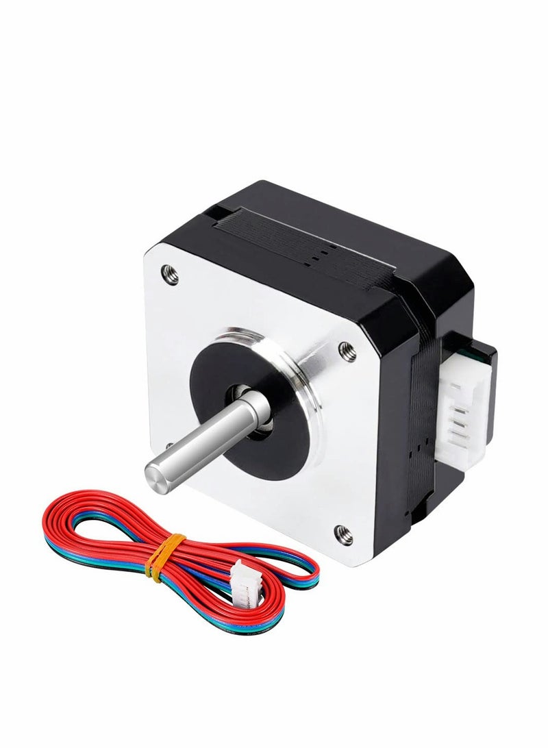 KASTWAVE Nema17 Stepper Motor Bipolar 42 Motor 4-Lead Wire with 1m Cable (1Pack, 23mm ) - Image 2