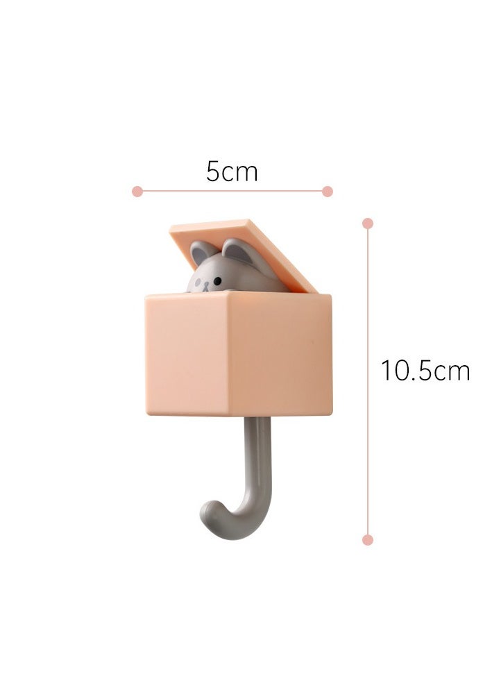 Cute cartoon cat hook no trace strong adhesive hook no punch clothes hook hook door behind the wall hook key hook orange mouse - pzsku/ZBED9D95491B75B4DB84CZ/45/_/1731740357/14079c3a-701d-4b8f-ae2c-3bda5e5c182b