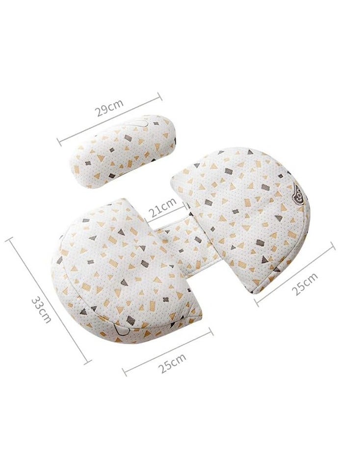 MileMelo Pregnancy Pillow for Pregnant Women,Soft Pregnancy Body Pillow,Support for Back, Hips, Legs,Maternity Pillow with Detachable and Adjustable Pillow Cover White  - Image 2