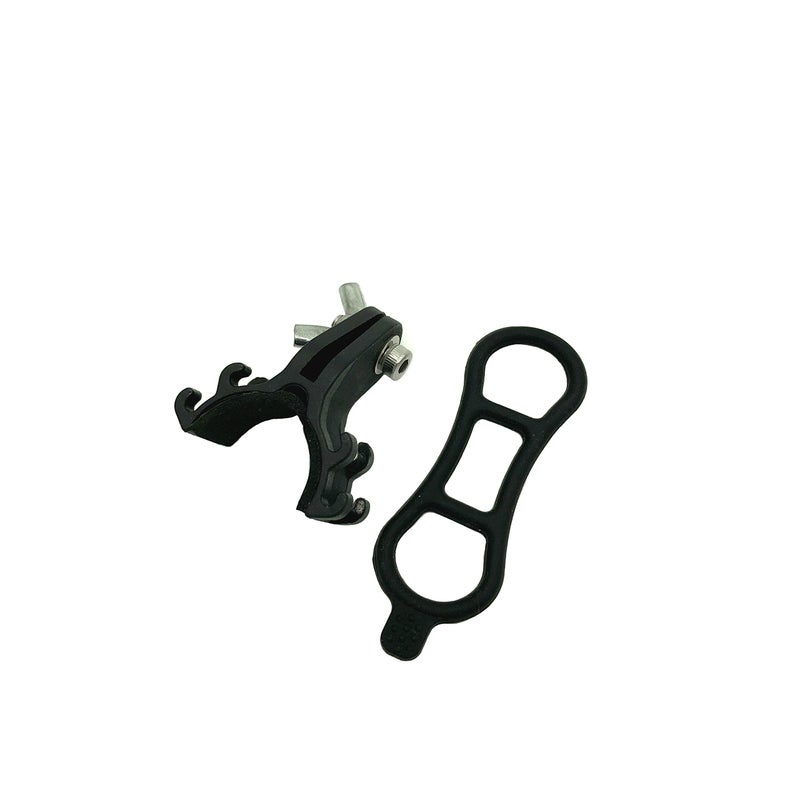 Thinvik Bike Race Number Plate Holder Cycling Number Mount Quick Release with Rubber Bands