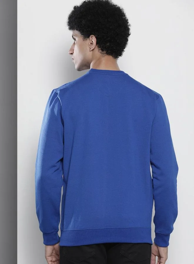 The Indian Garage Co  The Indian Garage Co Men Regular Fit Solid Crew Neck Full Sleeves Sweatshirt  | Best Price UAE