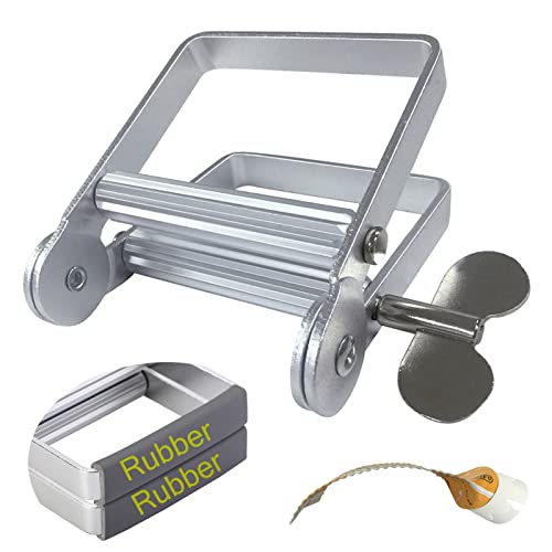 XYKEEY Toothpaste Squeezer Metal Toothpaste Tube Squeezer Paint Tube Wringer for Artist Hair Salon Painter