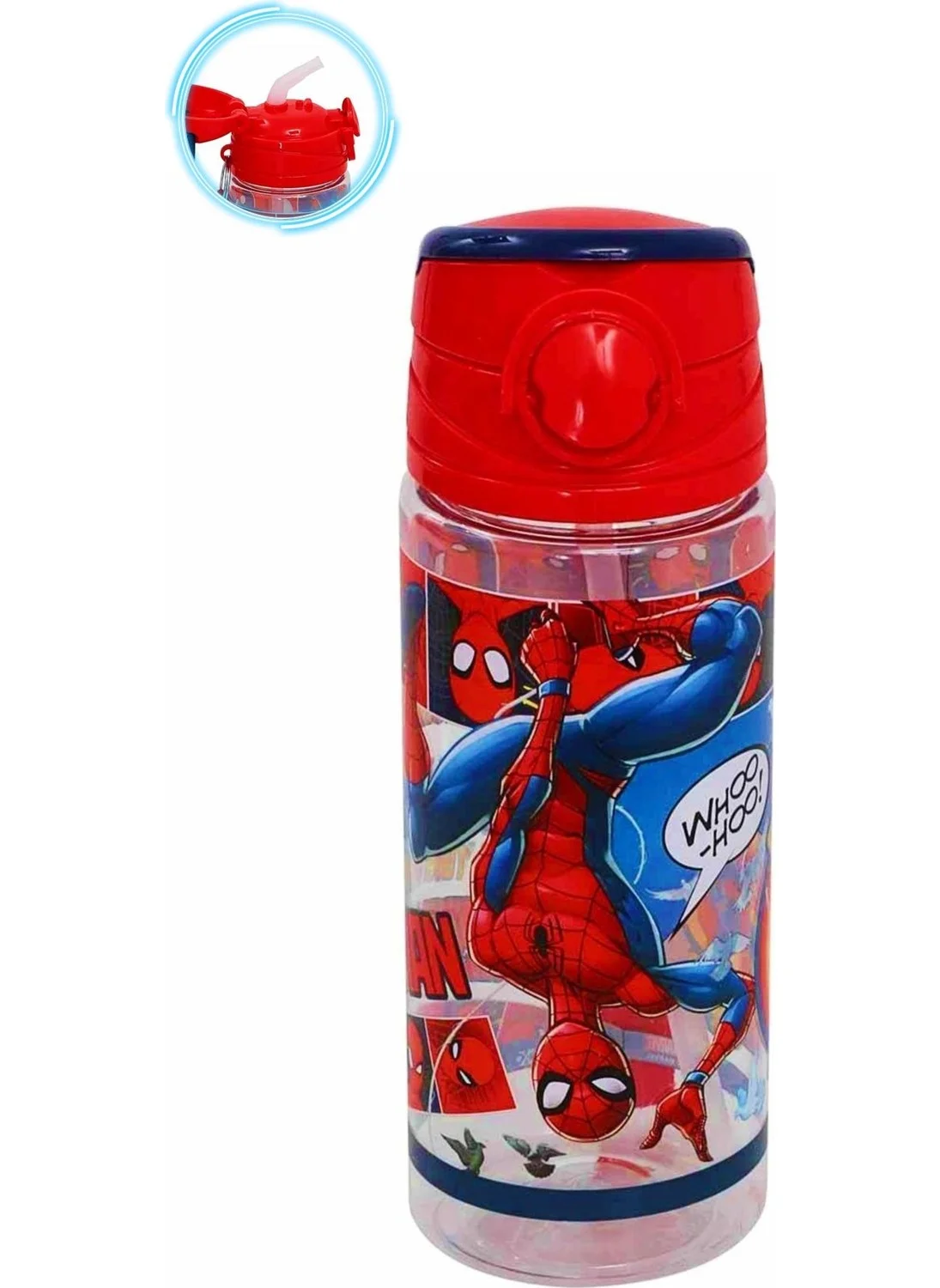 ماشو تريند Red Whoo Spiderman Water Bottle 500 ml