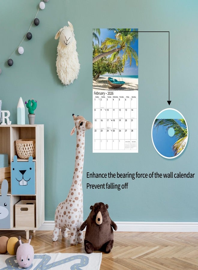 windrio 2026 Wall Calendar,Calendar 2026, November 2025 - December 2026, Wall Calendar Whispers of the Waves, 12" x 24" Opened,Full Page Months Thick & Sturdy Paper for Gift Perfect Calendar Organizing - Image 3