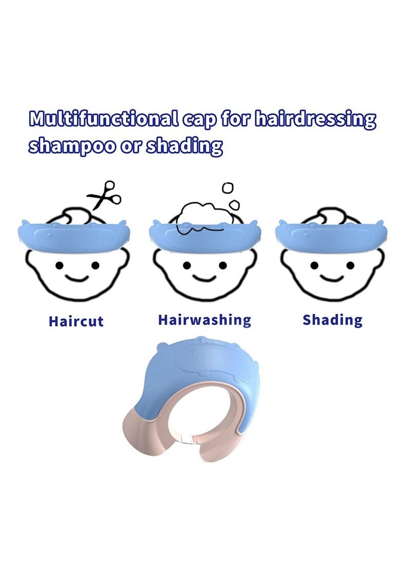 Adjustable Baby Shower Cap for Kids Waterproof Visor Hat Protects Ears and Eyes during Bathing and Hair Washing - Image 3