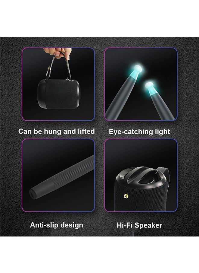 Generic - Virtual Drum Kit with Light Air Electronic Drum Set Air Drum Sticks Kit Portable Drum Kit for Kids Adult Beginner - Image 1