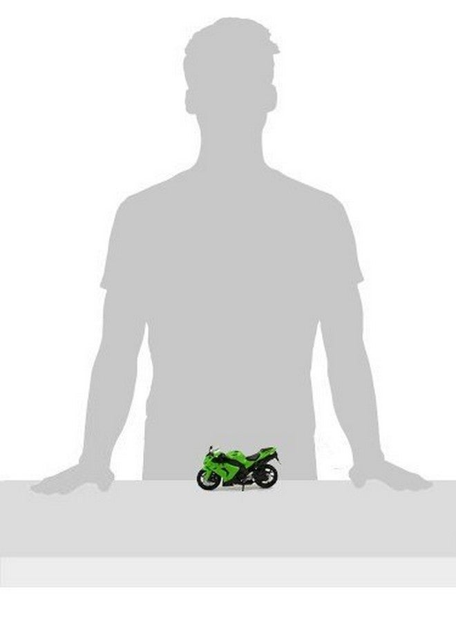NewRay New-Ray 1:12 Motorcycle 2006 Kawasaki Zx-10R- Sport Bike, Green  - Image 5