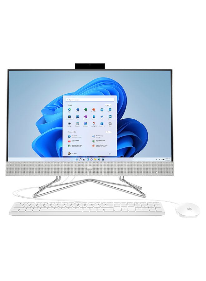 HP كمبيوتر الكل في واحد 24-dp1056qe بشاشة 23.8 بوصة، مع معالج كور i7/ذاكرة RAM سعة 16 جيجابايت/قرص صلب HDD سعة 1 تيرابايت + 256 جيجابايت SSD/رسومات إنتل إيريس Xe - Image 1