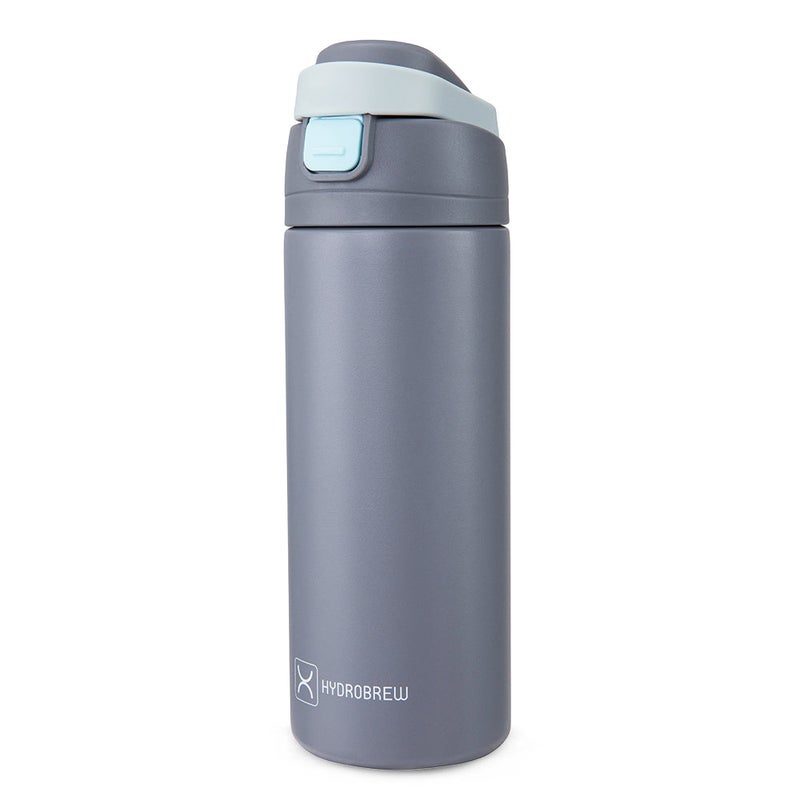 HydroBrew SipSwitch™ Insulated Water Bottle 720ml – Leakproof, Stainless Steel, Straw & Spout Lid -Graphite - Image 1