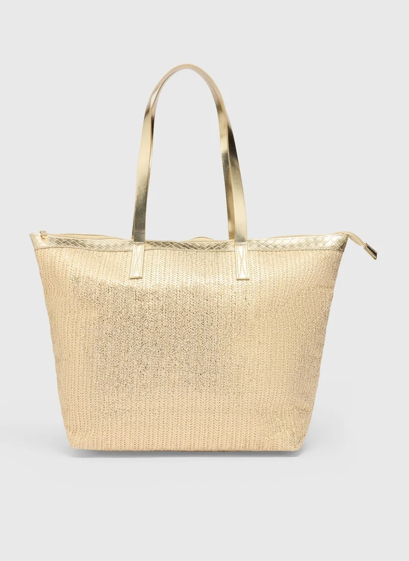 Matalan Natural Large Beach Bag