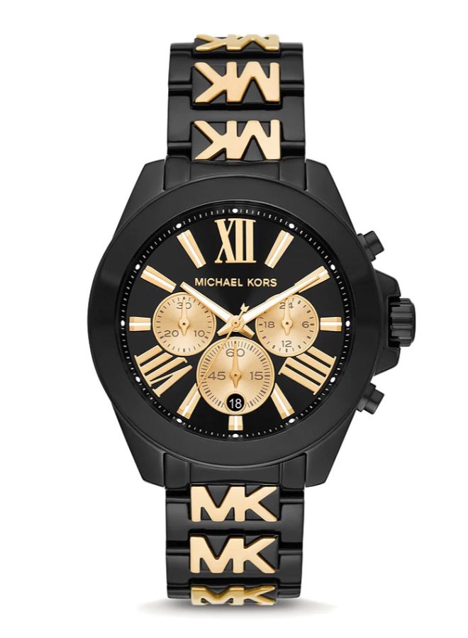 Michael Kors Women Wren Analog Black Dial Watch-MK6978 - Image 1