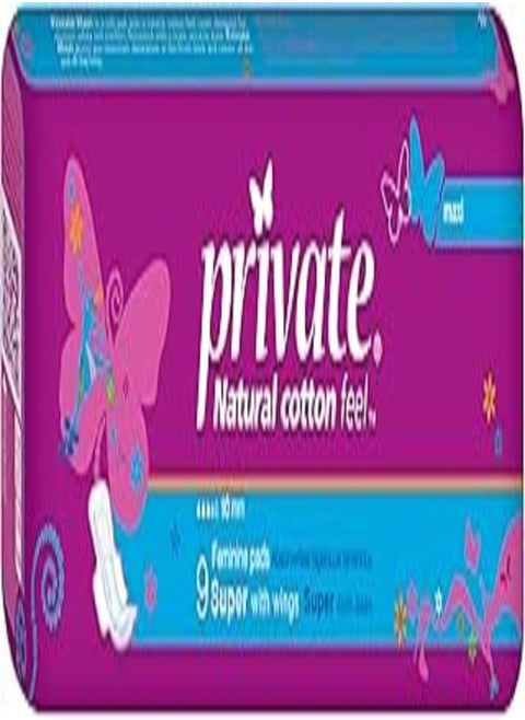 Private Maxi Super 9 Pads