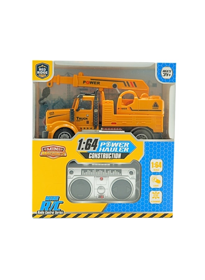 Mini Machines Mini R/C Power Hauler Construction –Crawler | 1:64 Scale | 4 Channel | Age 3+ - Image 2