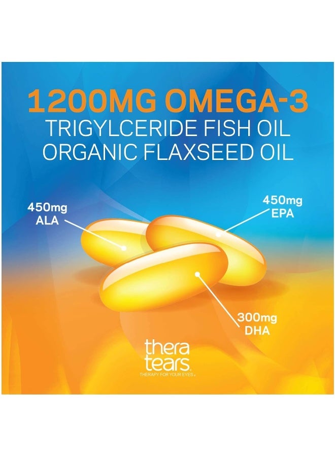 Thera Tears Nutrition For Dry Eyes Softgels 90 Caps (Pack Of 1) - Image 3