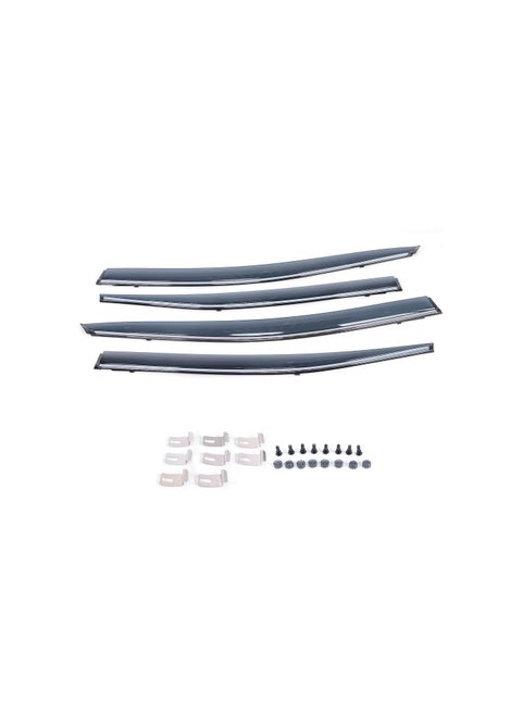 Side Window Deflector, 4pcs Window Ventvisor Auto Ventshade Car Styling Replacement for Vios 20142017