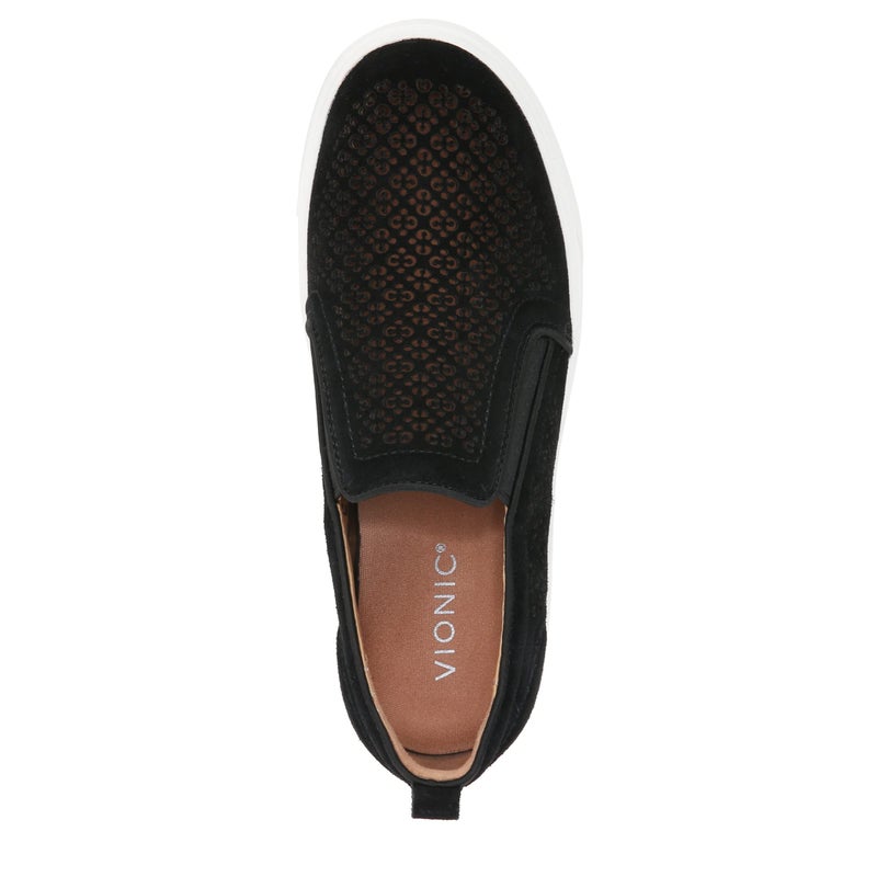 Vionic Kimmie Perf Women's Slip On Supportive Sneaker Black - 8 Medium - Image 3