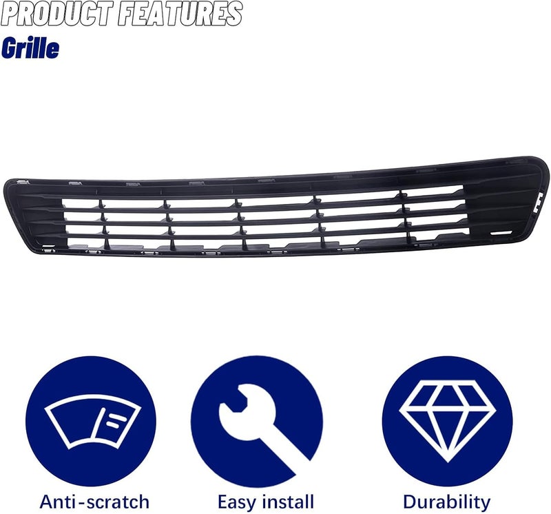 JustDrivably Replacement Parts Front Lower Bumper Grill Grille Compatible With Toyota Camry 2012 2013 2014 (L LE XLE Hybrid LE Hybrid XLE Hybrid SE), TO1036128 - Image 4