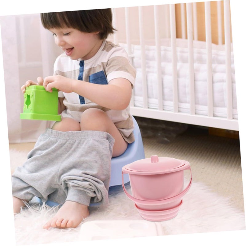 Portable Female Urinal with Lid Thick Material Non Slip Bottom and Handle - Image 5