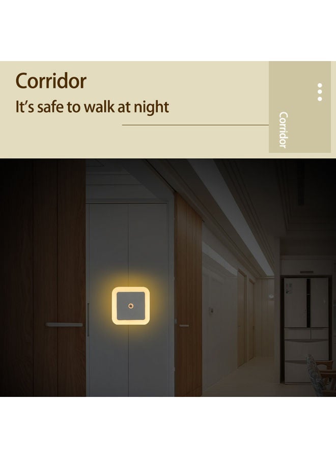 NIBEMINENT 6-Piece Plug-in LEDs Night Lights Warm White - Image 5