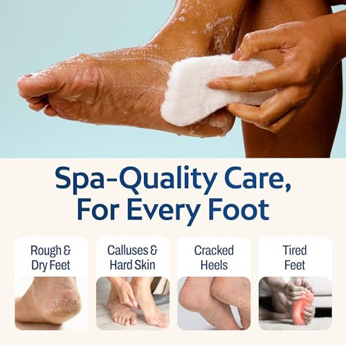 HartFelt Foot Exfoliating Sponge | Chemical-Free Foot Scrubbers for Smooth & Soft Feet | Gentle Sponge Pad for Callus Removal, Dead Skin & Cleansing | Made in USA - 2 Count - Image 4
