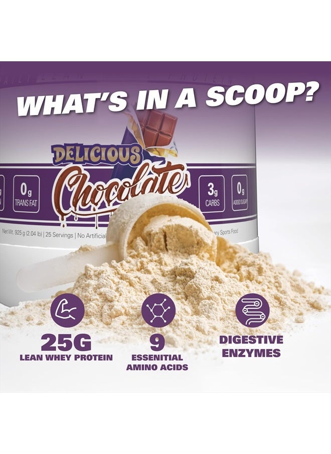EHP Labs - EHPlabs OxyWhey Whey Protein Isolate Powder - 25g of Whey Isolate Protein Powder, Meal Replacement Shake, Sugar Free Protein Powder - 25 Serves (Delicious Chocolate) - Image 1